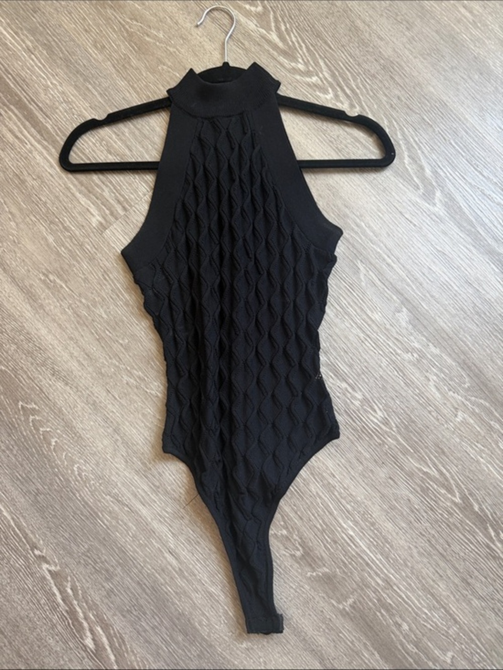 Forever 21 black high neck bodysuit - XS